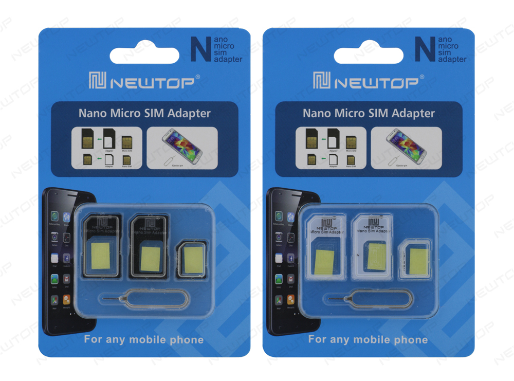 45_11219 NEWTOP NANO MICRO SIM ADAPTER NT-4494