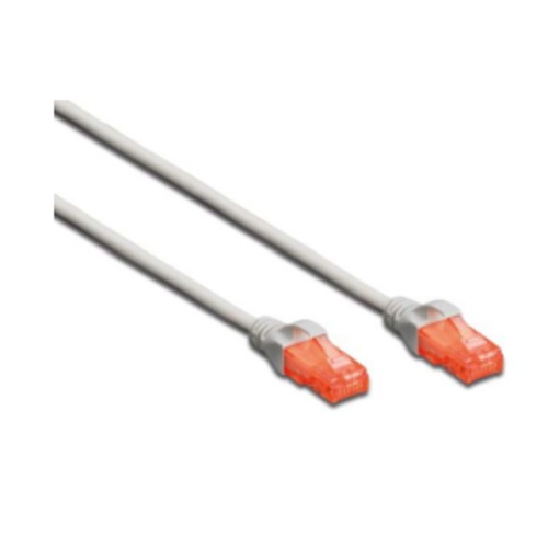 --137-18220 CAVO RETE DIGITUS CAT6 UTP NON SCHERMATO LSZH GRIGIO 1mt
