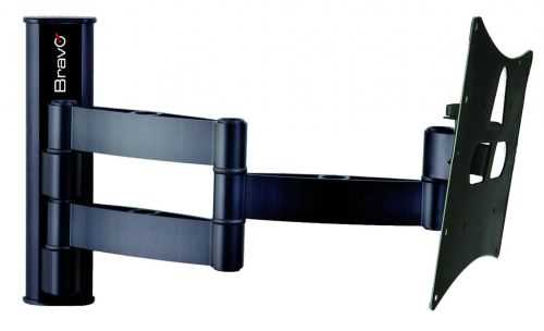 3000_CMT_51120 SUPPORTO TV BRAVO `LCD10B` 23`- 40`, MAX KG 20, NERO - ORIENTABILE -10/+15