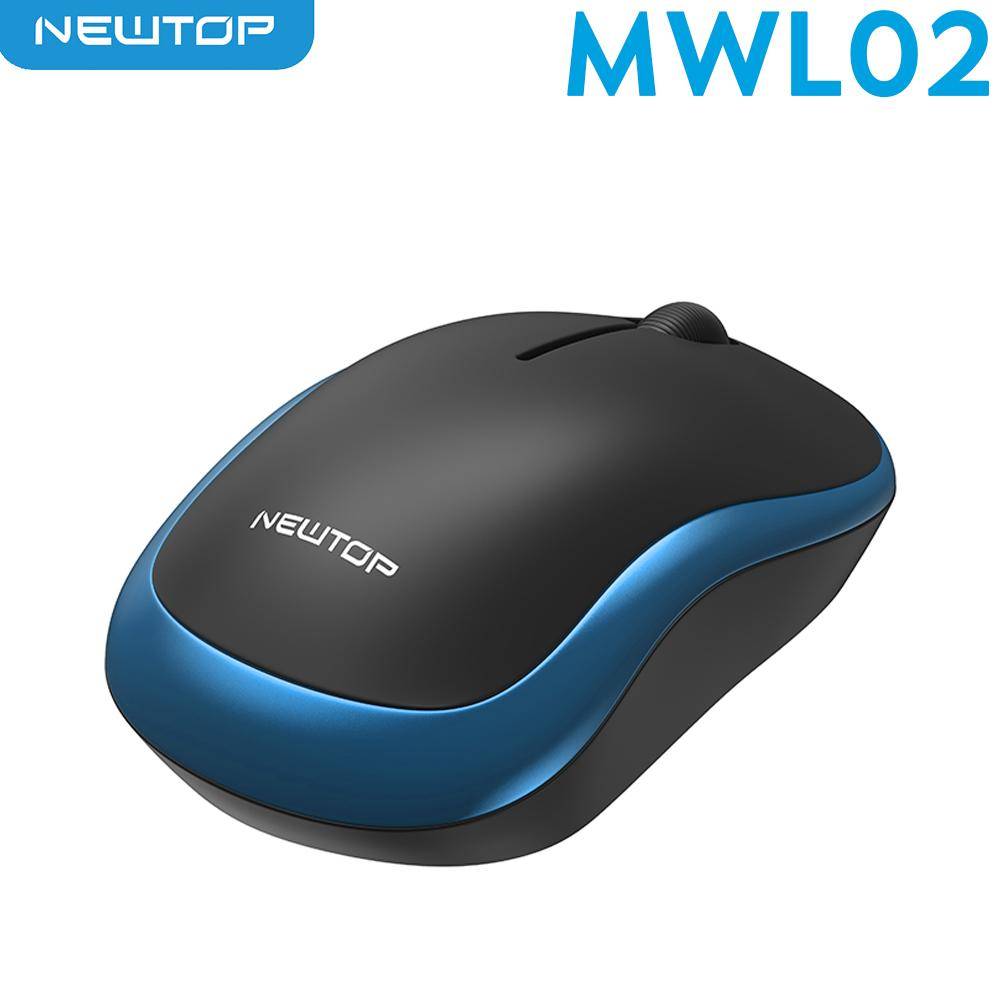 --486_NWT_0000 NEWTOP MWL02 MOUSE WIRELESS 1600DPI NERO-BLU