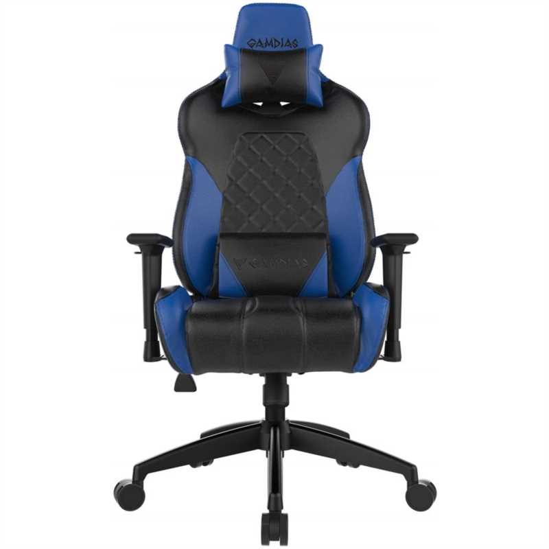 14522_ABA_15621 GAMDIAS SEDIA GAMING ACHILLES E1 NERA /BLUE RGB COMFORT
